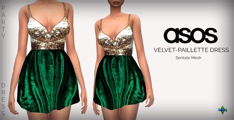 Asos Party Dresses Rimshard Shop Sims 4 Cc Downloads