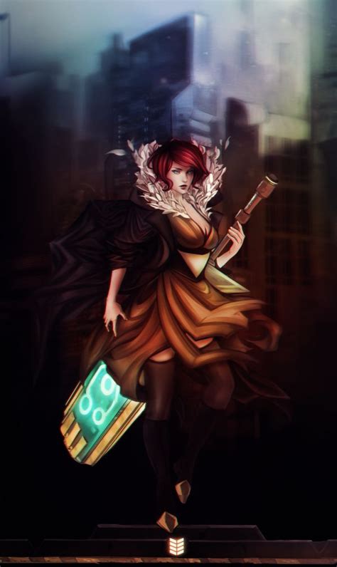 Pin By Tihiro Tyan On Transistor Red Fantasy Girl Game Concept Art