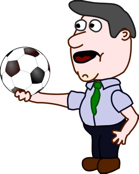 Man Holding Small Ball Clip Art At Vector Clip Art Online