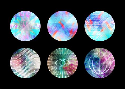 Free Download Holographic Stickers Behance