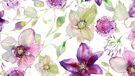 Spring Flowers Watercolor Wallpapers Top Free Spring Flowers