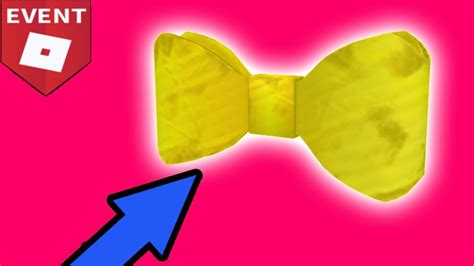Event How To Get The Diy Cardboard Bow Tie Roblox Bloxy Awards Youtube