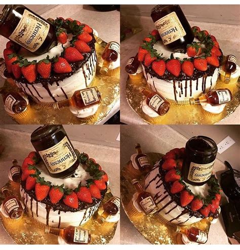 Very on trend and gives a fabulous charm to any special event. Hennessy cake | Birthday ideas in 2019 | 25th birthday cakes, 21st birthday cakes, Adult ...