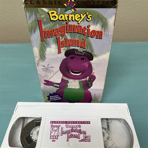 Barney Imagination Island Classic Collection Vhs Vtg Sing Along Songs