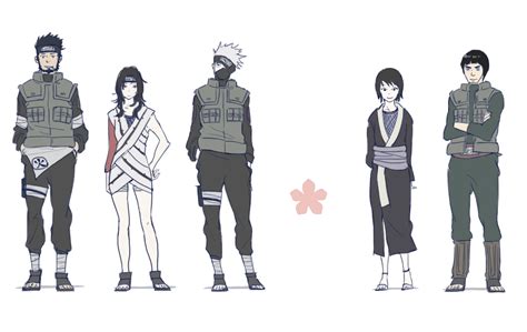 Hatake Kakashi Yuuhi Kurenai Shizune Sarutobi Asuma And Might Guy Naruto And More Drawn