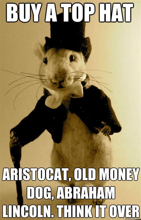 Buy A Top Hat Aristocat Old Money Dog Abraham Lincoln