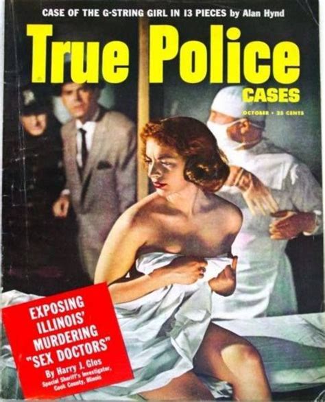 True Police Cases - October, 1957 | Detective magazine covers, Police, True