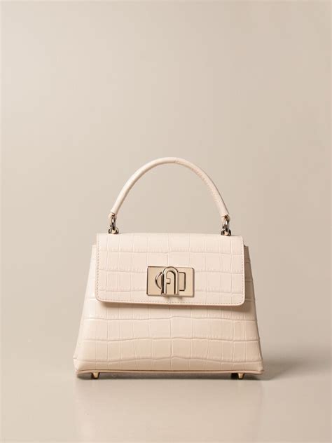 Furla 1927 Bag In Crocodile Print Leather Shopstyle