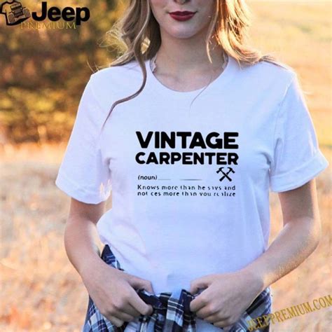 Vintage Carpenter Noun Knows More Than She Says And Notices More Than