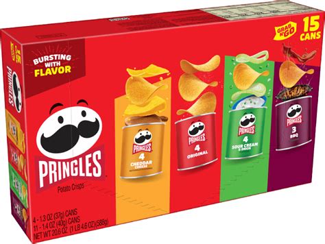 Pringles 4 Flavor Grab And Go Pringles