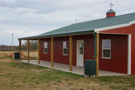 Very Simple 30 X 50 Metal Pole Barn Home In Oklahoma Hq Pictures