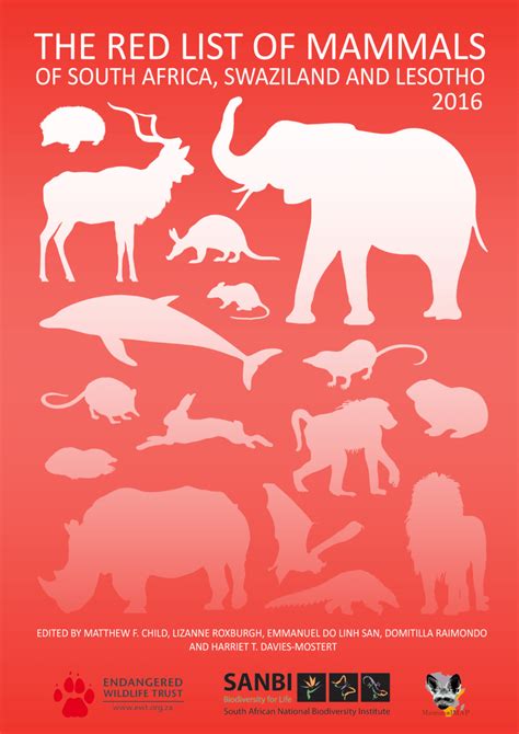 Pdf The Red List Of Mammals Of South Africa Swaziland And Lesotho 2016