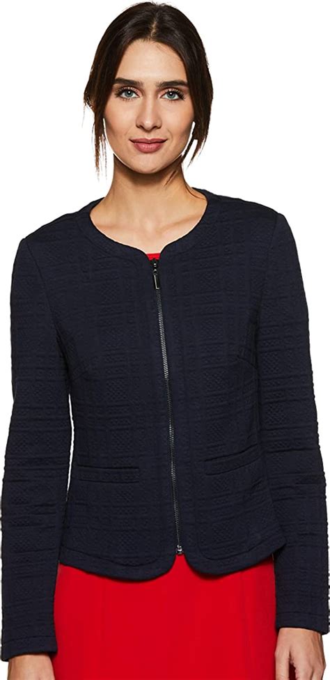 Buy Marks Spencer Women S Jacket 0575J Navy XL 14 At Amazon In