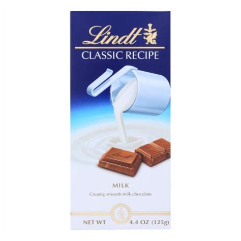 Lindt Chocolate Bar Milk Chocolate 31 Percent Cocoa Classic Recipe