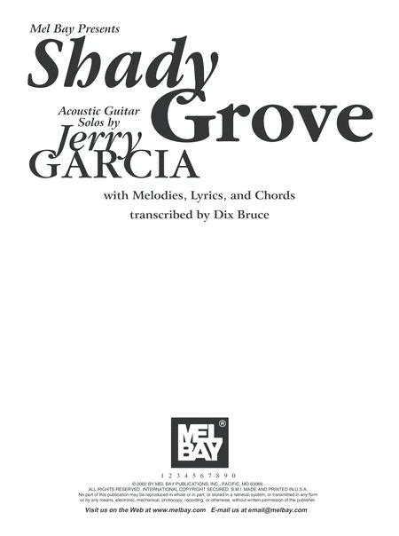 Free Sheet Music Traditional Shady Grove