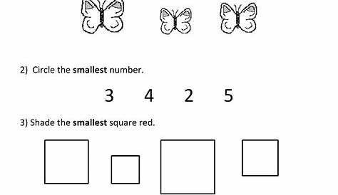 math practice worksheet for kindergarten