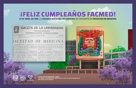 Facultadmedicinaunam On Twitter ¡feliz Cumpleaños Facultad De