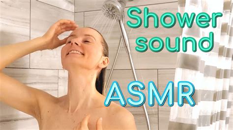 Shower Sound Washing My Hair Massage My Neck ASMR Relaxing Water