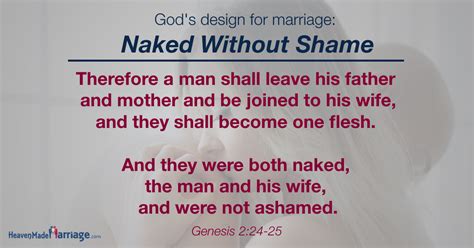 Naked Without Shame Why Being Known Is Not Enough Heaven Made Marriage