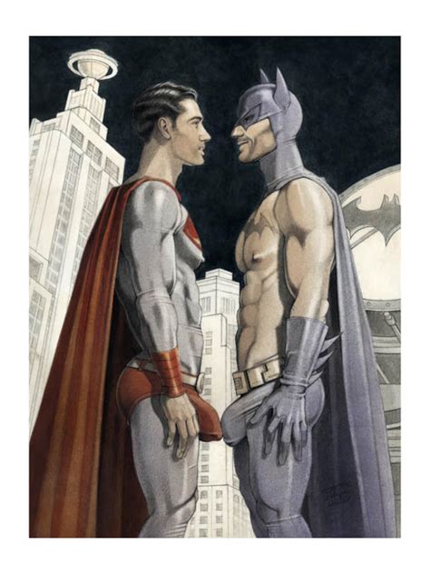 BATMAN Vs SUPERMAN Fanart Male Nude Man Men Adult Adults