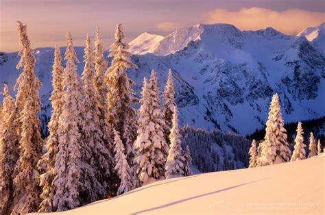 Cariboo Mountains In Winter Wells Grey Provincial Park Alan