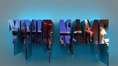 Do Fortnite Logo With Your Name 3d By Kryatic