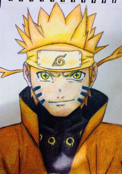 Naruto Bijuu Mode Drawing