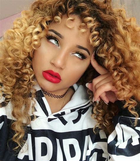 taraivia her ig is jadahdoll makeup looks face makeup curls curly hair styles black women