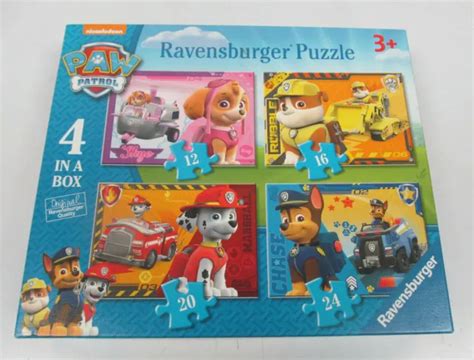 Ravensburger Puzzle Paw Patrol Nickelodeon Bumper Pack 4 In Box