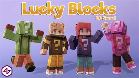 Lucky Blocks Teens By 4ks Studios Minecraft Skin Pack Minecraft