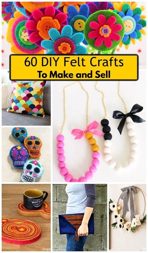 Top 60 Diy Felt Crafts To Make And Sell With Images Felt Crafts Diy