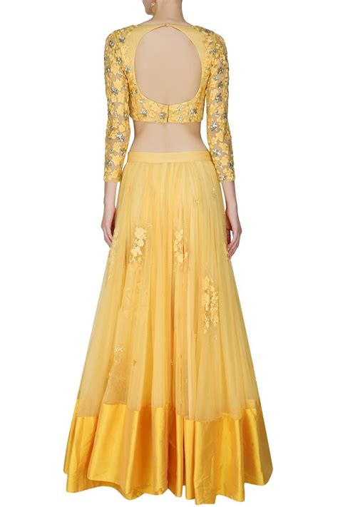 Yellow Lehenga Choli Panache Haute Couture