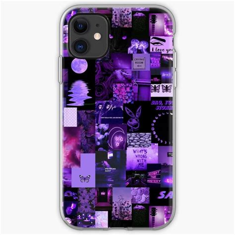 Purple Aesthetic Collage Iphone Case For Sale By Arthemeral Collage