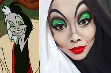 this woman uses her hijab and makeup to transform into disney characters disney character