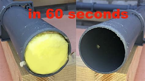 How To Clean A Sewer Pipe In 60 Seconds Youtube