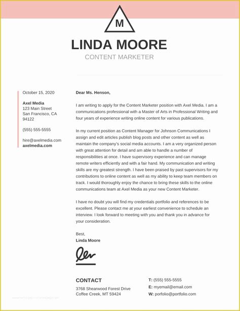 Professional Cover Letter Template Free Of 10 Cover Letter Templates