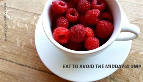 eat to avoid the midday slump