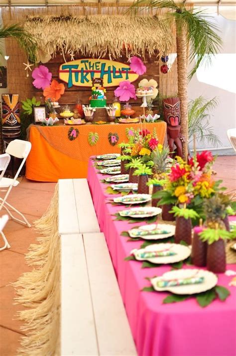 Pin By Allthingspink00 On Luau Teachers Luncheon Luau Party