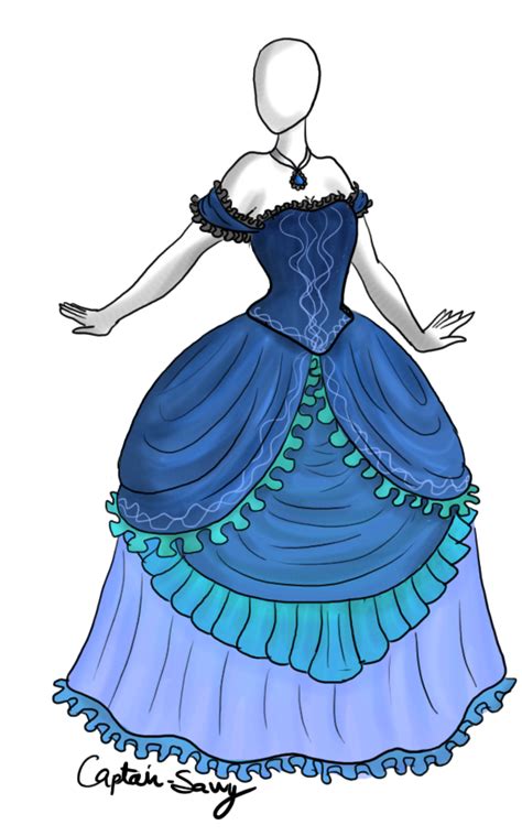 Water N Ruffles Dress Adoptable Sold By Captain Savvy On Deviantart