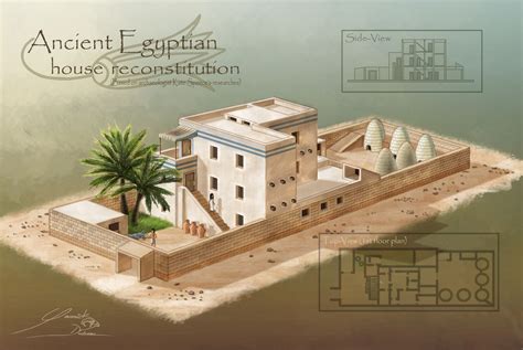 What Were Ancient Egypt Houses Made Of