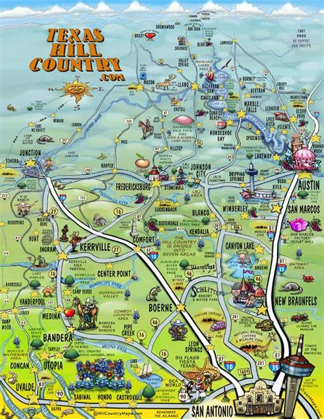 We've got the google map right here with the exact directions and destinations. Texas Tourist Attractions Map | Business Ideas 2013