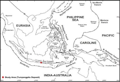 Map Of Se Asia Highlighting Major Tectonic Plates And Plate Boundaries