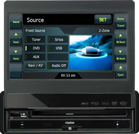 Clarion Vz509 7 Inch Single Din Multimedia Station With