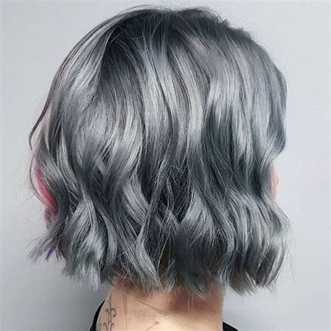 Grey Hair Trend 20 Glamorous Hairstyles For Women 2018 Page 4 Hairstyles Frosted Hair