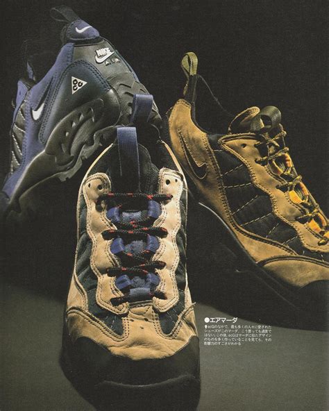 An Advertisement For Nike Featuring Two Different Shoes