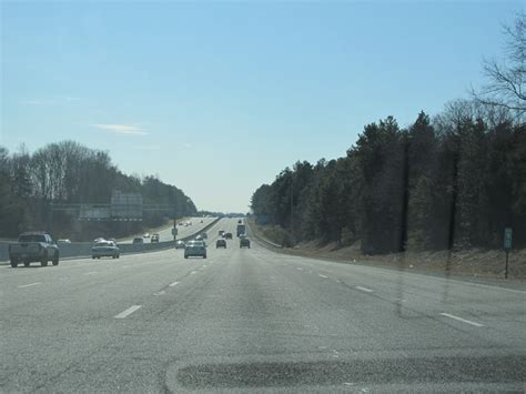 South Carolina Interstate 77 Southbound Cross Country Roads