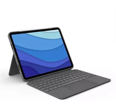 Capa Com Teclado E Touch Pad Para IPad Logitech Parcelamento Sem Juros