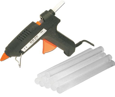 Electric Hot Melt Glue Gun Plus 27 Sticks 11mm X 100mm Ebay