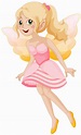 Cute fairy in pink dress smiling 559398 Vector Art at Vecteezy