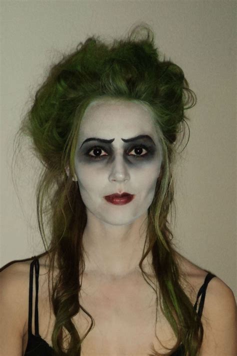Tim Burton Inspired Hair And Make Up Face Makeup Hair Halloween